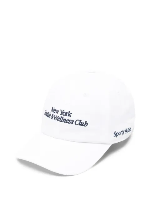 Sporty & Rich embroidered-logo baseball cap