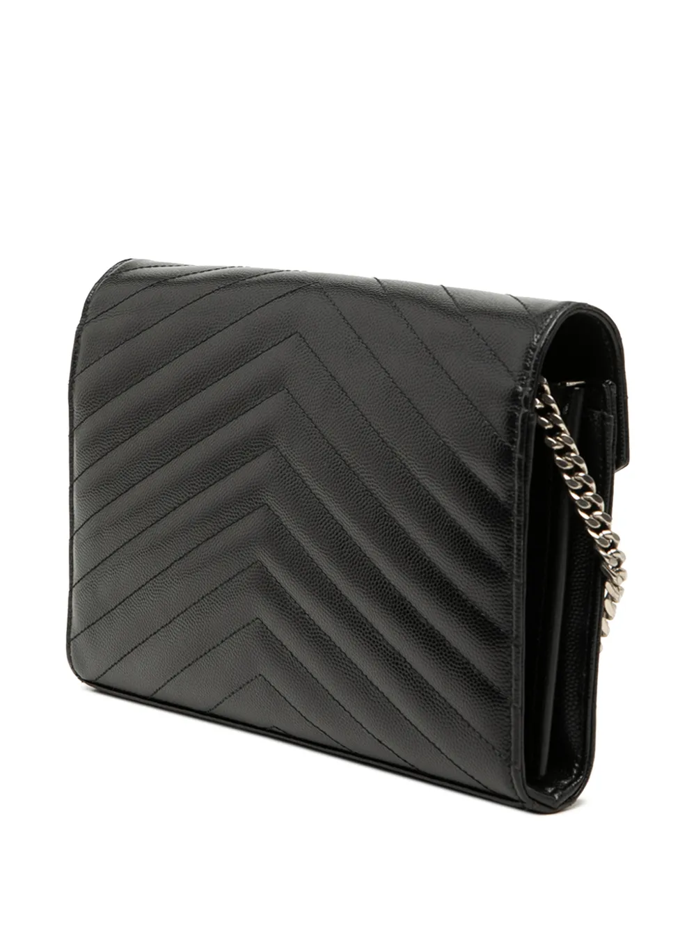  Saint Laurent Pre-owned Bandolera Classic Cassandre De Matelassé Y Grain De Poudre Con Cadena 2010-2026 - Negro 