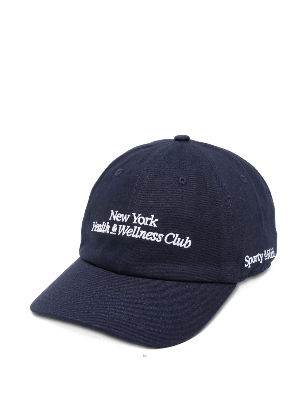 Sporty & Rich logo-embroidered baseball cap - Blu