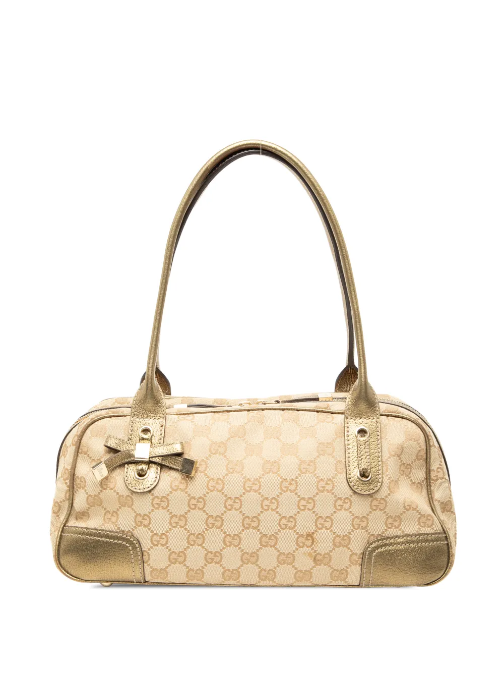 Gucci Pre-Owned 2000-2015 GG Canvas Princy shoulder bag - Gold