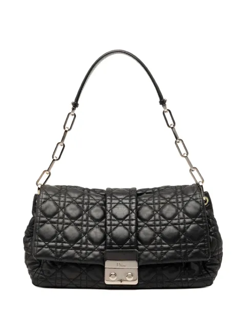 Christian Dior Pre-Owned 2010 Lambskin Cannage New Lock shoulder bag