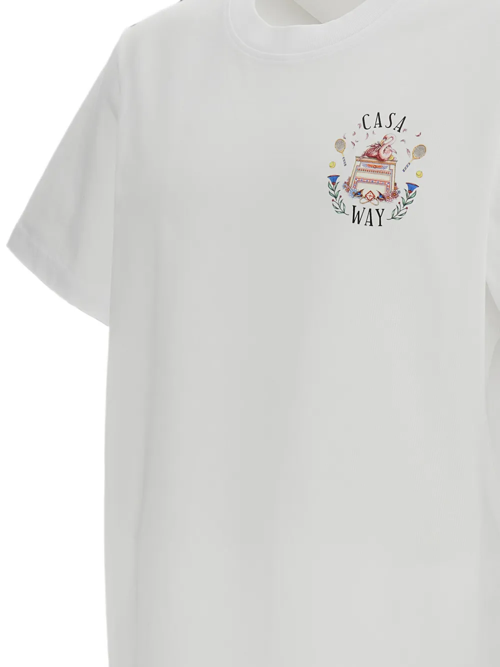 Casablanca Classic logo-print short-sleeved T-shirt Wit