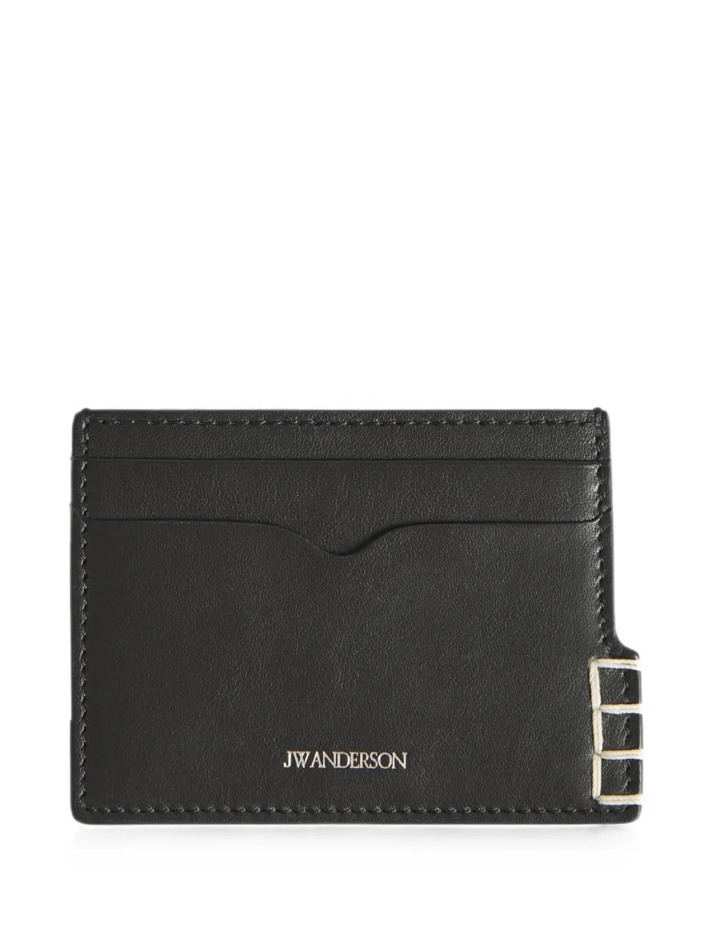 JW Anderson Loafer pasjeshouder met contrasterende stiksels Zwart