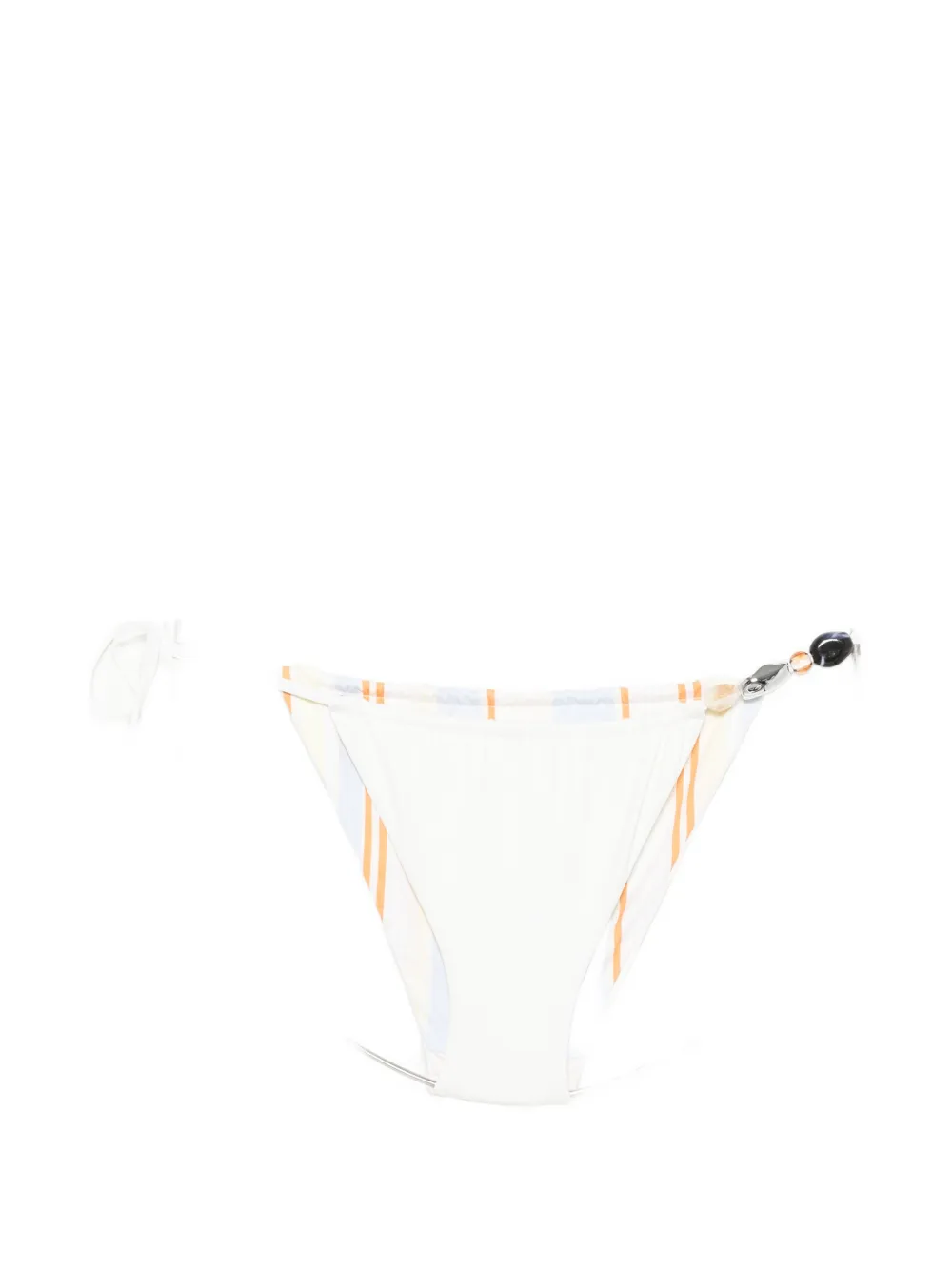 SIR. bead-embellished striped bikini bottoms - Bianco