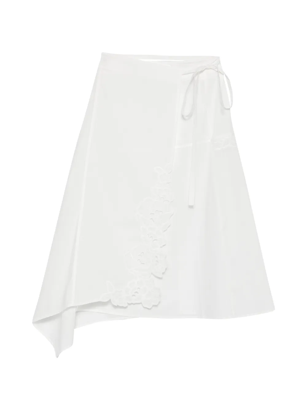 Sir Lace-embellished Midi Skirt In Neutral