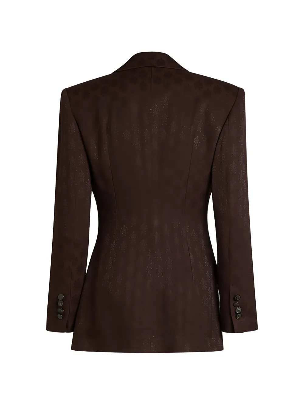 ETRO Blazer met jacquard Bruin