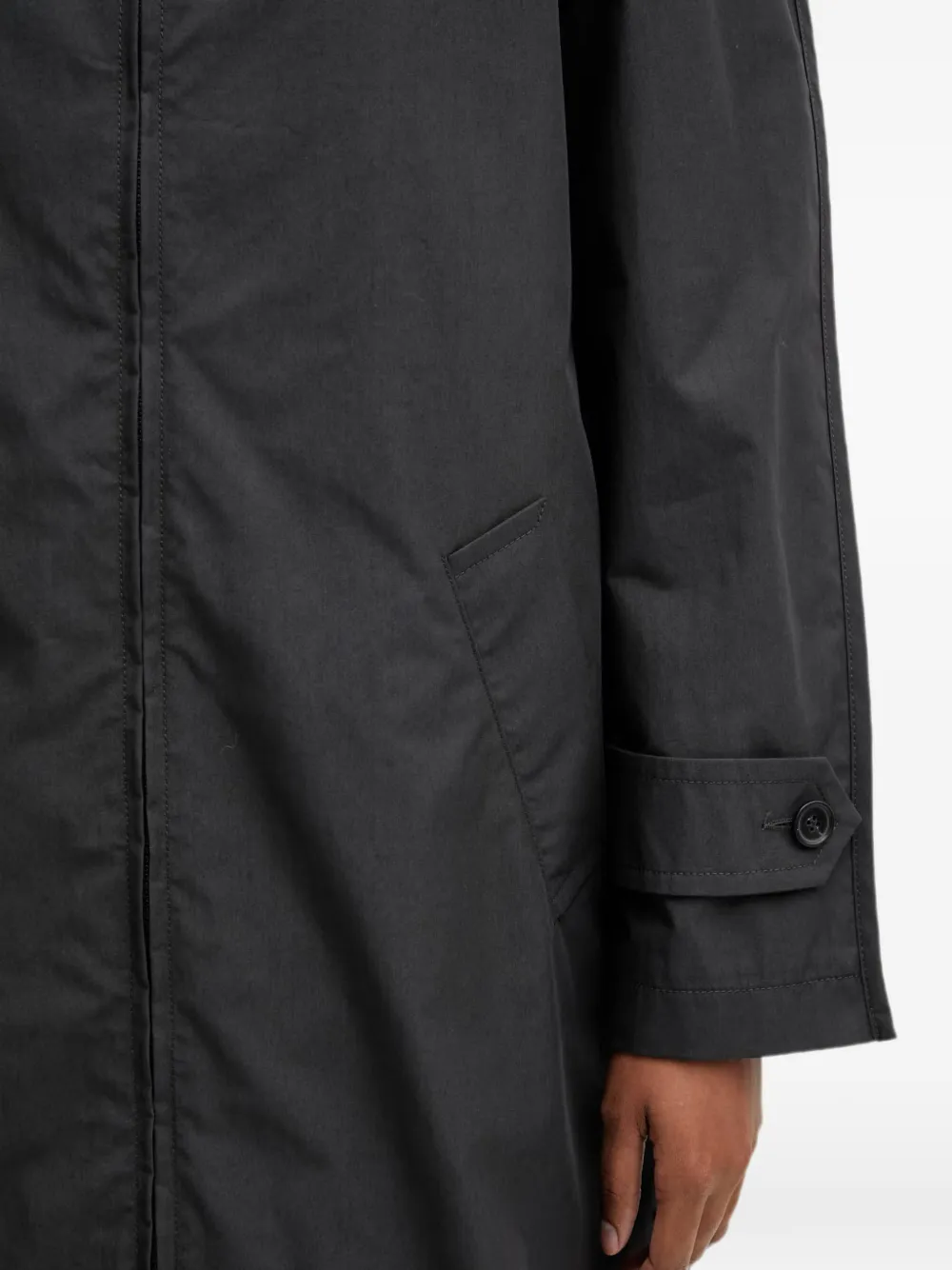 MM6 Maison Margiela Jack met knoopmanchetten en rits Grijs