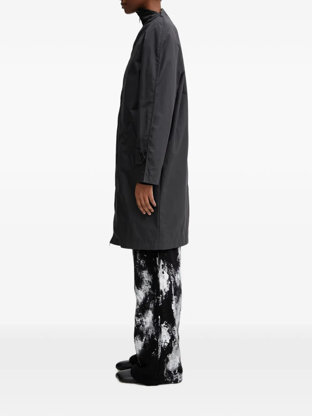 MM6 Maison Margiela Jack met knoopmanchetten en rits Grijs