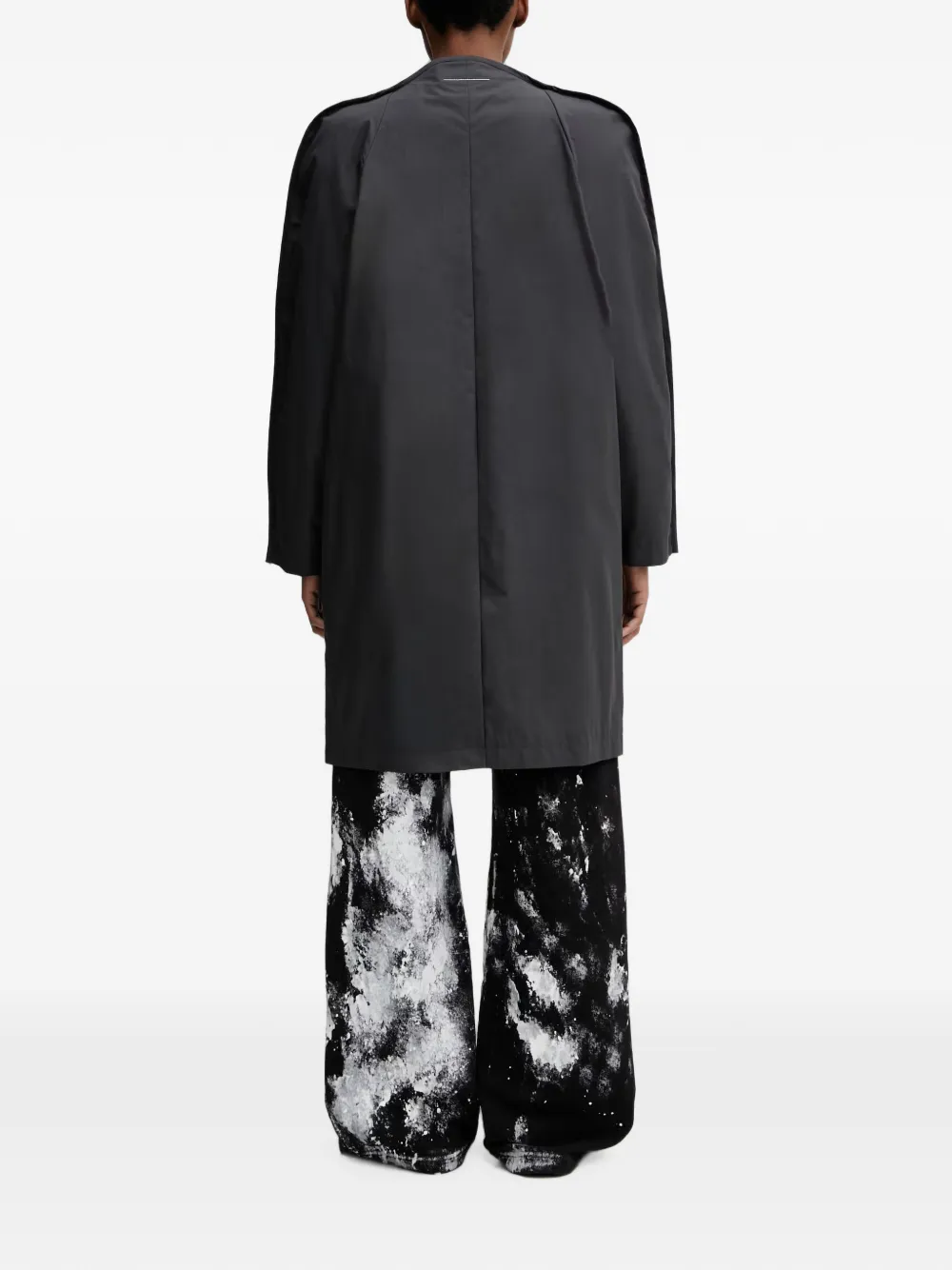 MM6 Maison Margiela Jack met knoopmanchetten en rits Grijs