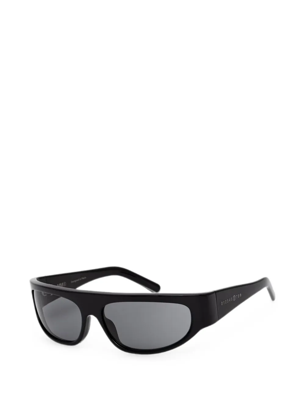 MM6 Maison Margiela Zonnebril met geometrisch montuur Zwart