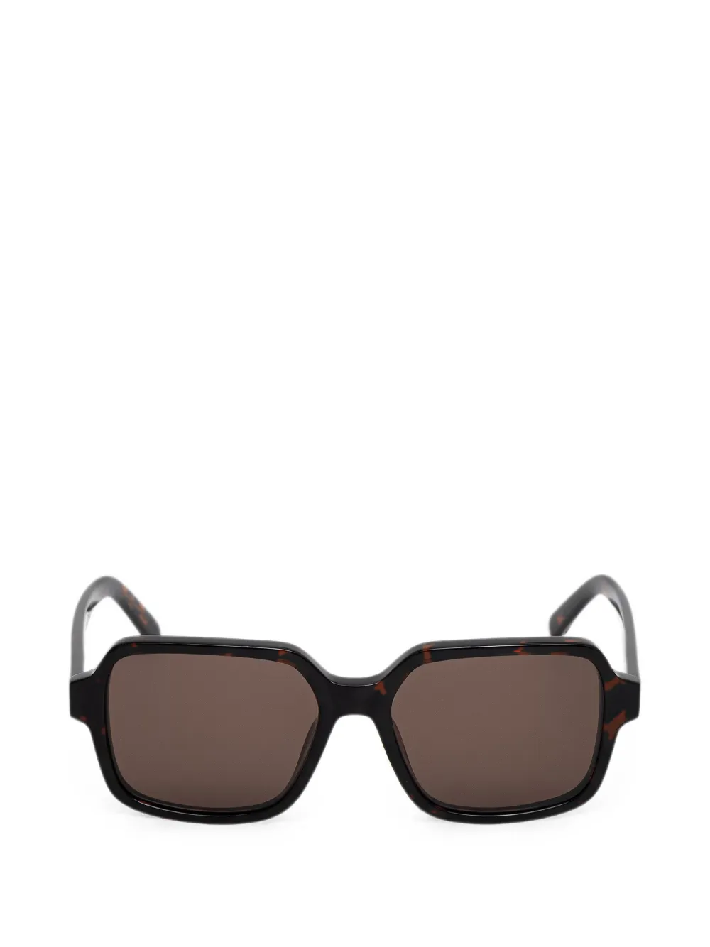 MM6 Maison Margiela geometric-frame sunglasses - Braun