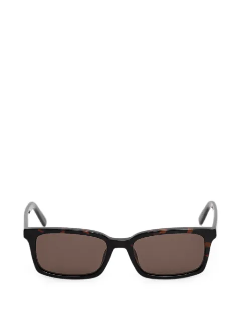 MM6 Maison Margiela tortoiseshell-effect rectangle-frame sunglasses
