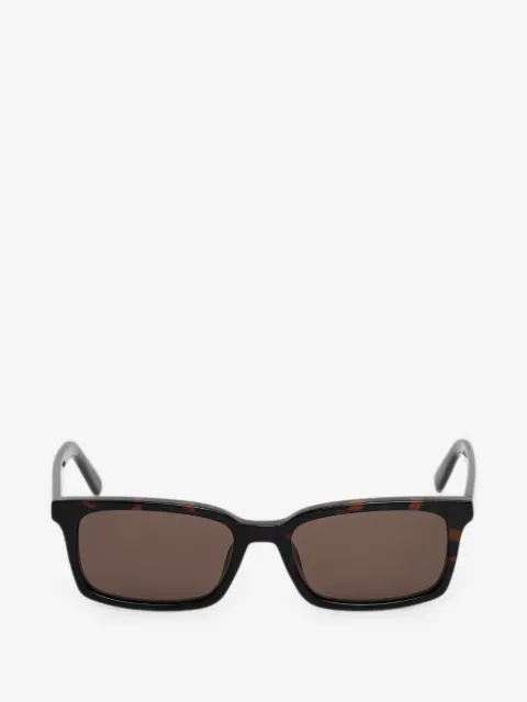 MM6 Maison Margiela tortoiseshell-effect rectangle-frame sunglasses