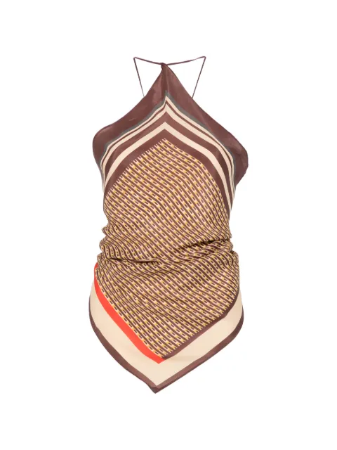 SIR. Cooper geometric-print top