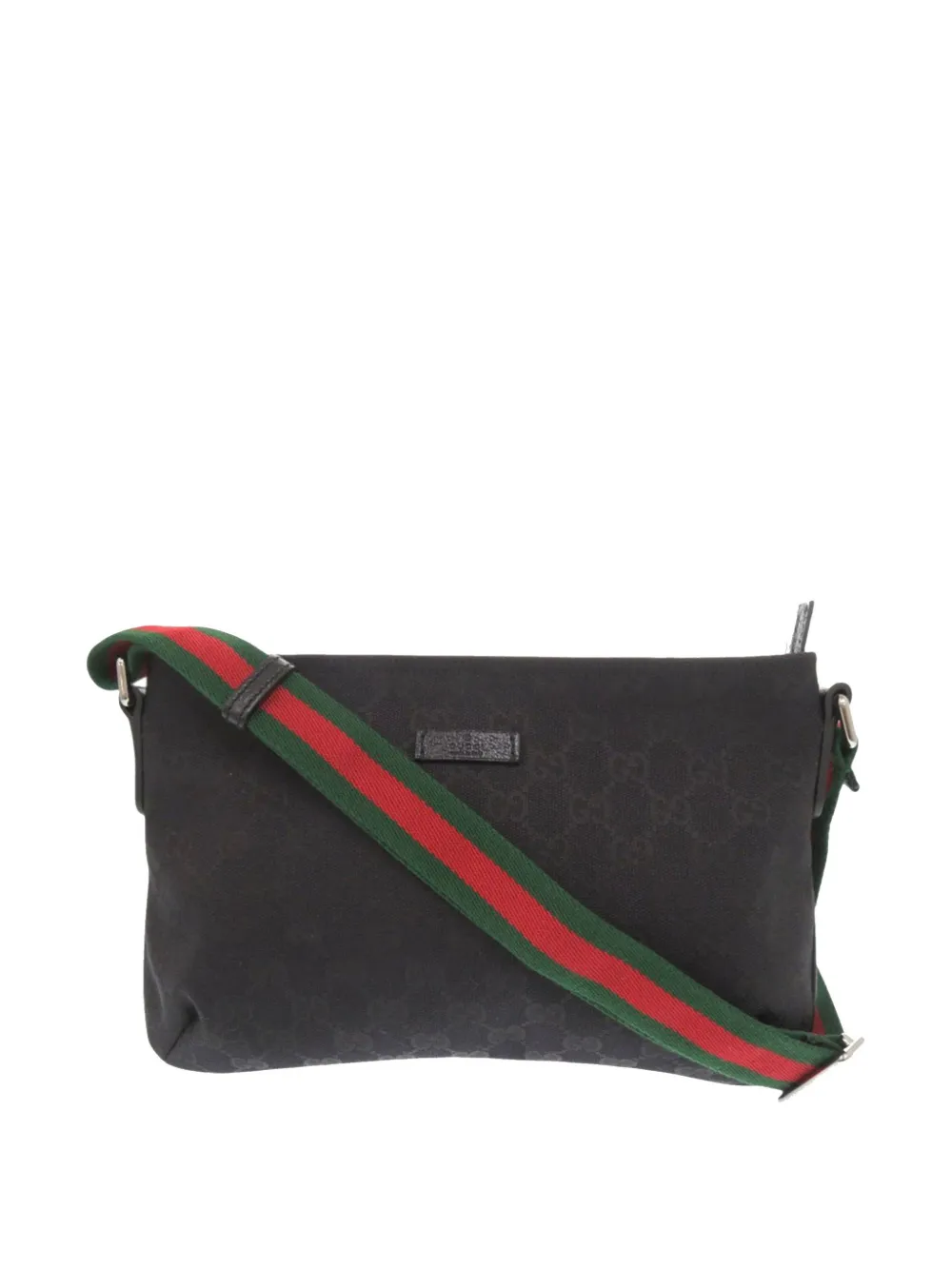 Gucci Pre-Owned 2000-2015 GG Canvas Web crossbody bag - Nero