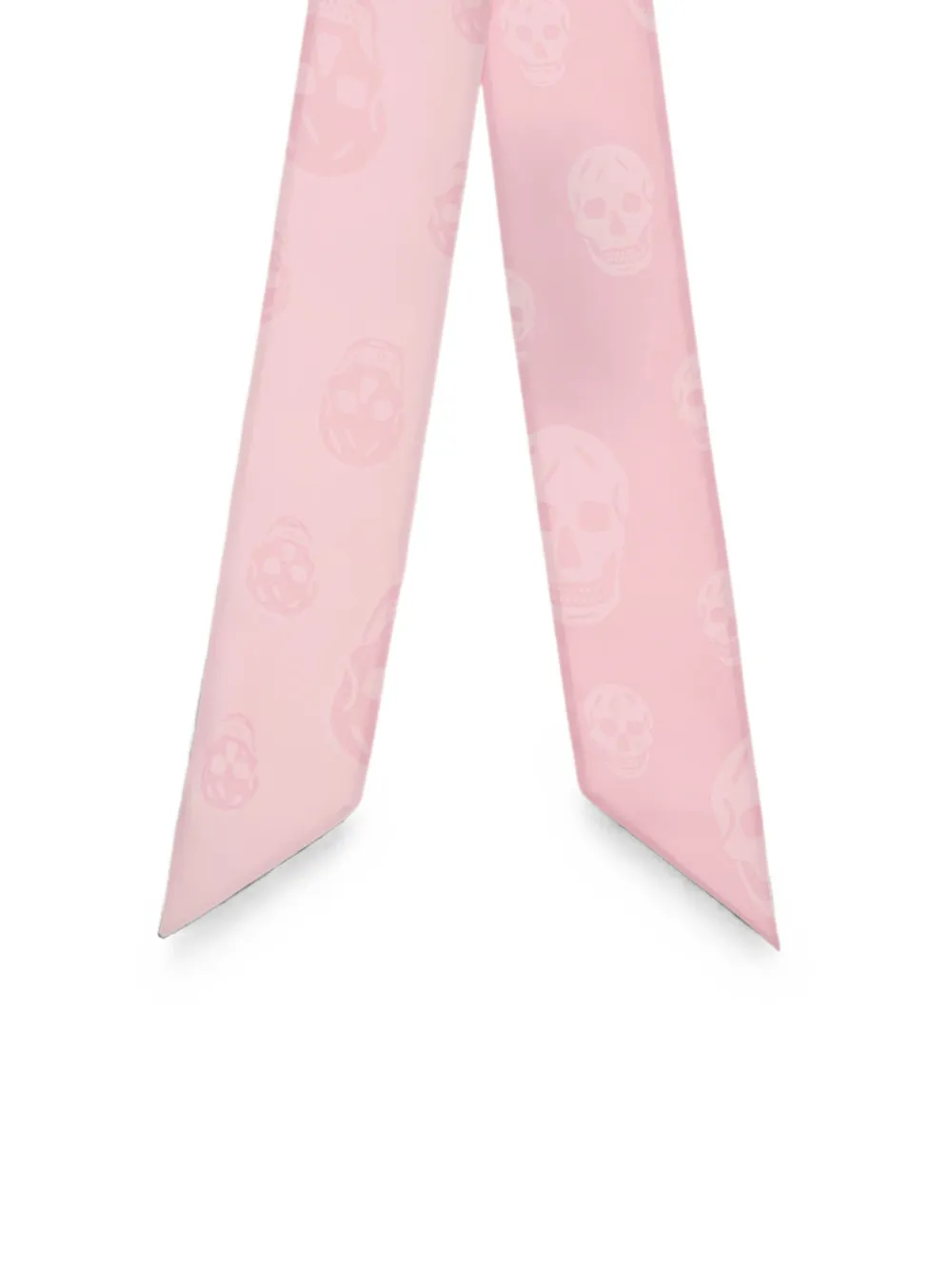 Alexander McQueen Skull zijden sjaal Roze