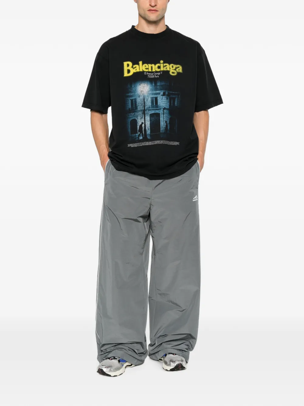 Balenciaga The Address T-shirt Grijs