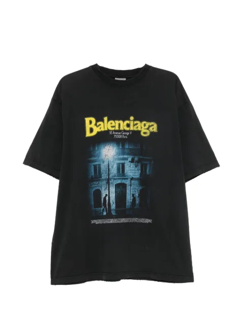 Balenciaga camiseta con estampado gráfico