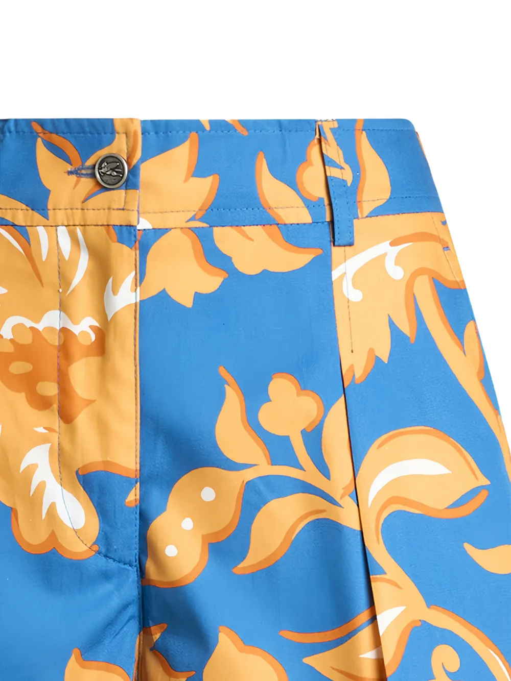 ETRO Shorts met bloemenprint Blauw