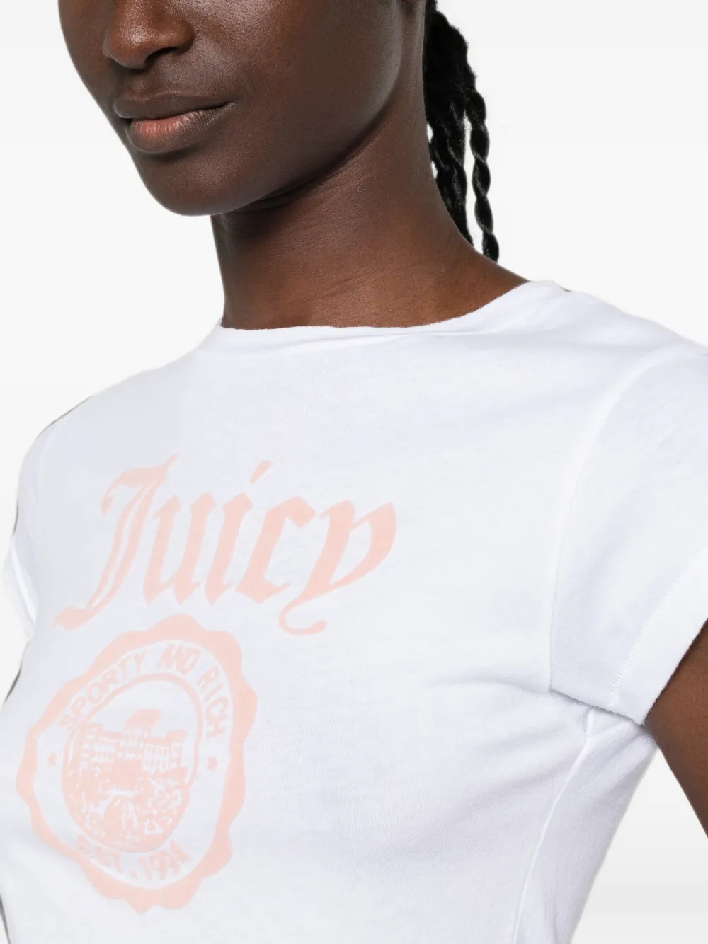 Sporty & Rich T-shirt met logoprint Wit
