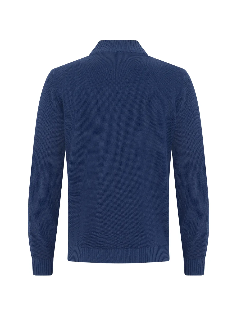 Fedeli Vest met hoge hals en rits Blauw