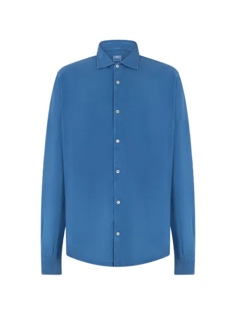 Fedeli long-sleeve button-down shirt