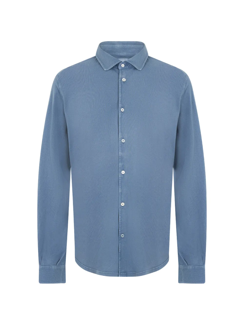 Fedeli button-fastening long-sleeve shirt - Blu