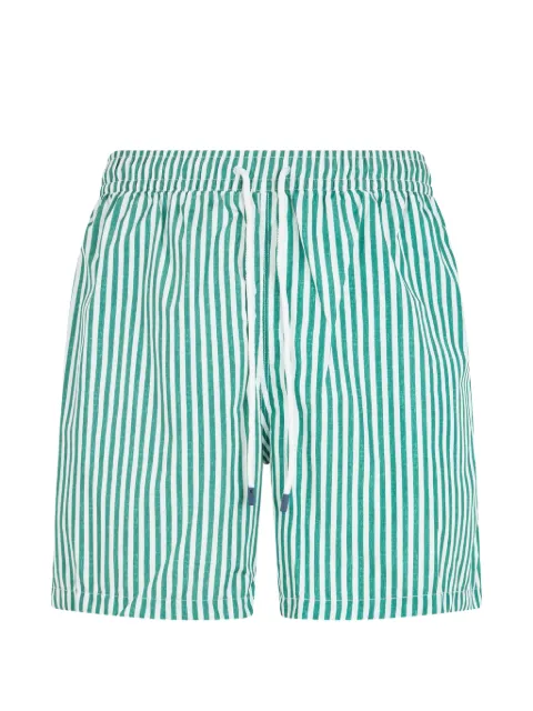 Fedeli striped drawstring swim shorts