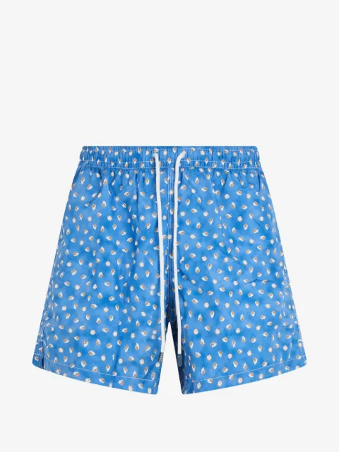 Fedeli hedgehog-print drawstring swim shorts