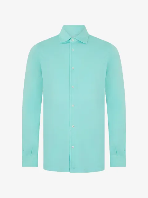 Fedeli long-sleeve button-down shirt
