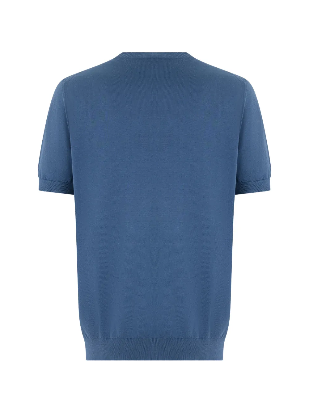 Fedeli T-shirt met diamantpatroon Blauw