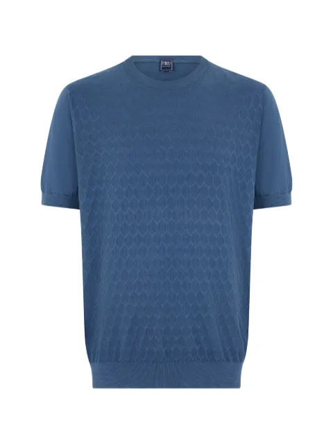 Fedeli diamond-knit T-shirt