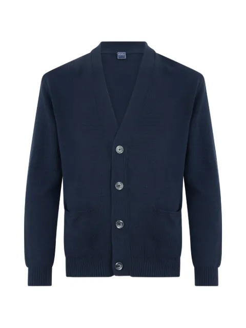 Fedeli V-neck button-up cardigan