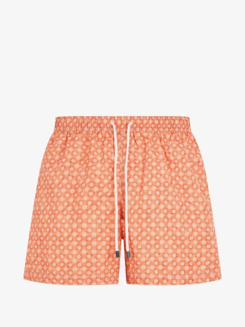 Fedeli patterned drawstring swim shorts