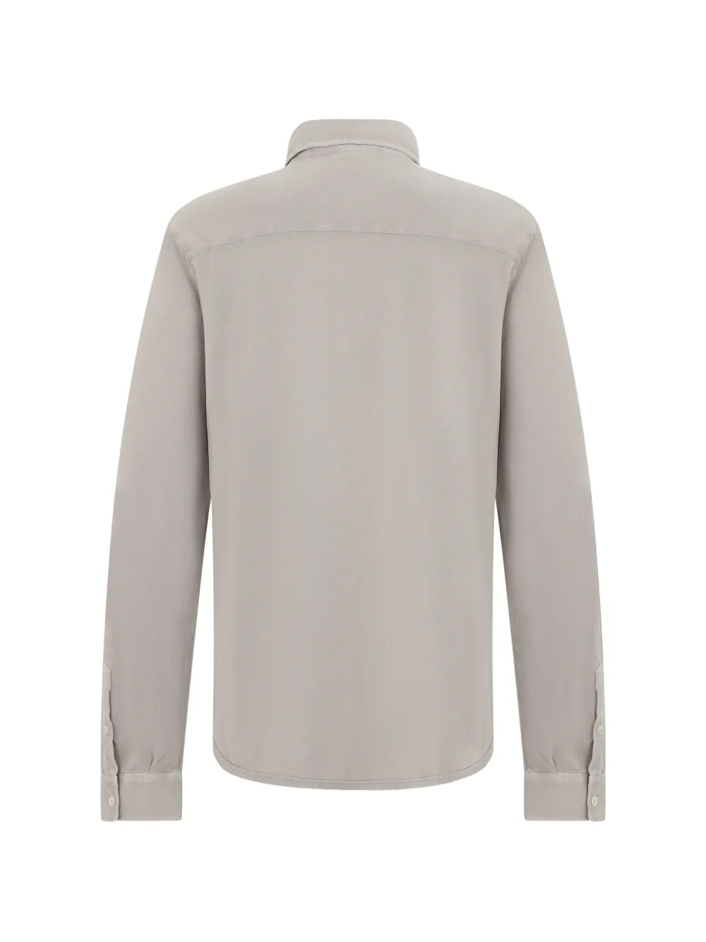 Fedeli Button-up overhemd met lange mouwen Grijs