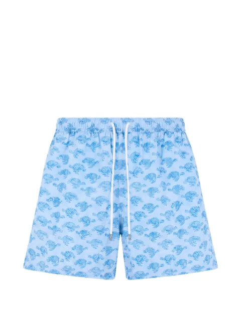Fedeli turtle-print swim shorts