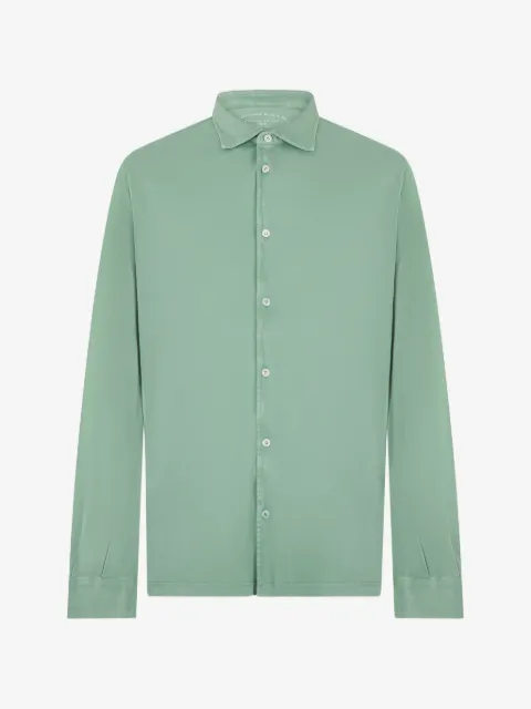 Fedeli cotton long-sleeve shirt