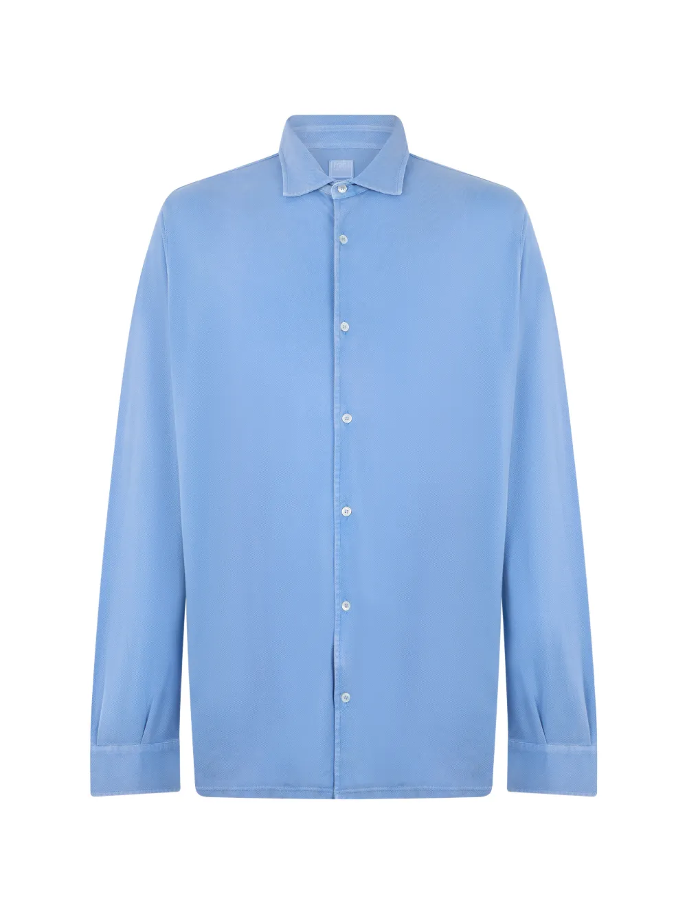 Fedeli long-sleeve cotton shirt - Blu