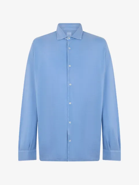 Fedeli long-sleeve cotton shirt