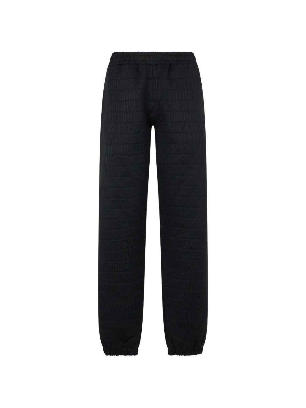 Moschino logo-jacquard track pants - Nero