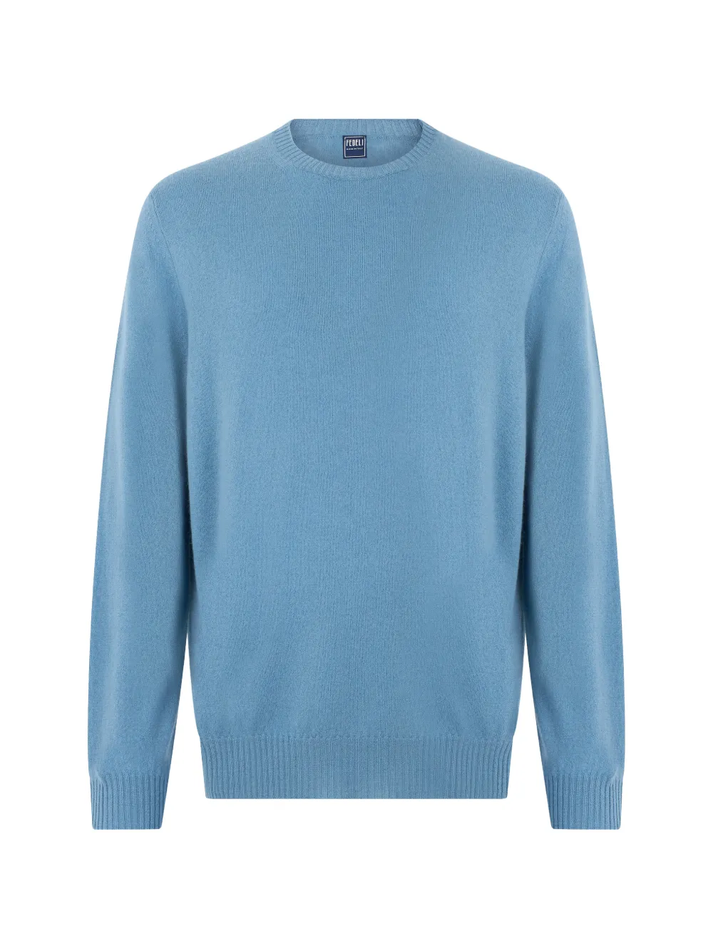 Fedeli cashmere round-neck sweater - Blu