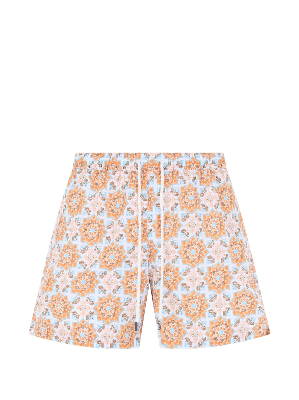 Fedeli graphic-print swim shorts - Blu