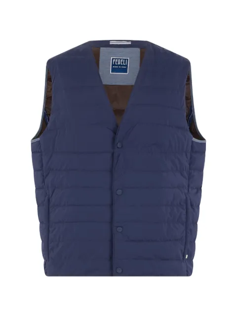Fedeli padded quilted gilet