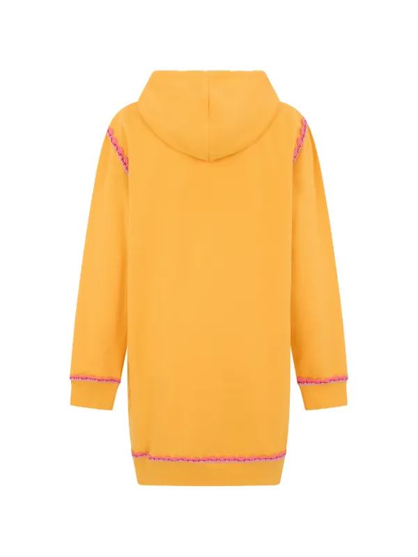 orange hoodie dress Hoodie Dress Orange