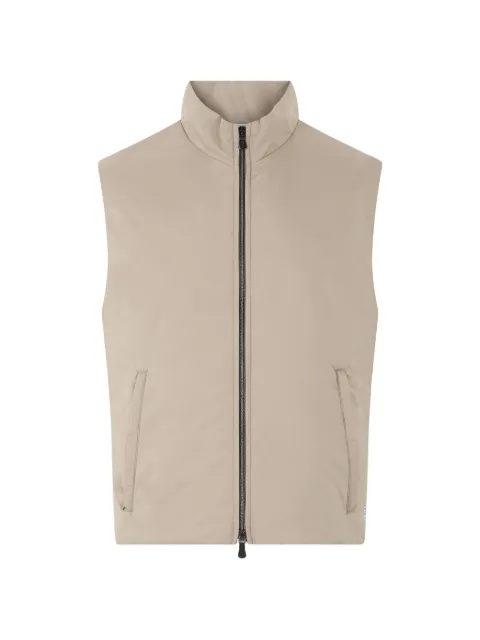 Fedeli high-neck zip-up gilet