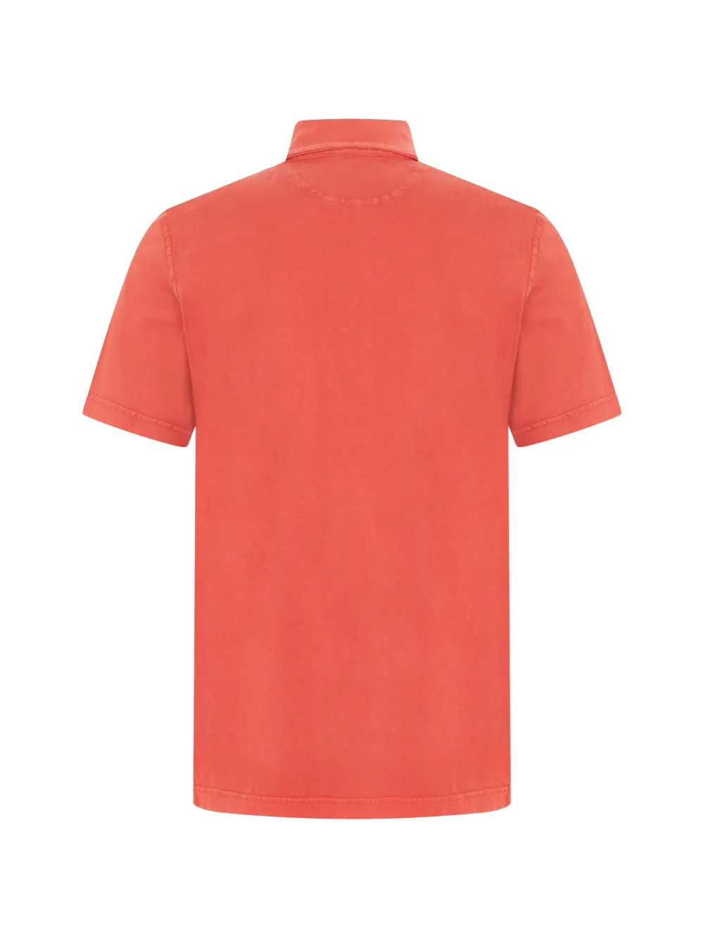 Fedeli Katoenen poloshirt met korte mouwen Rood