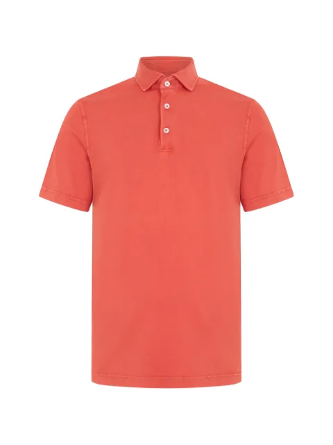 Fedeli short-sleeve cotton polo shirt