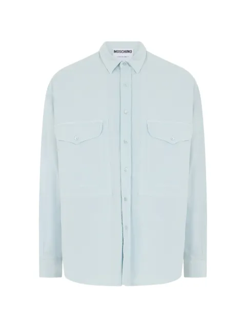 Moschino button-up flap-pocket shirt