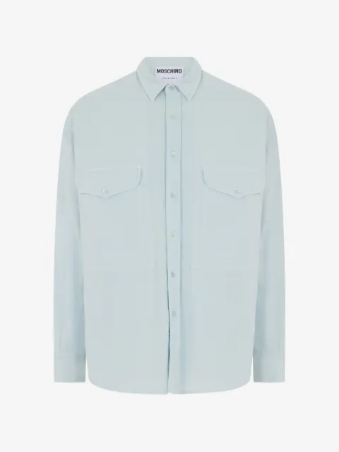 Moschino button-up flap-pocket shirt