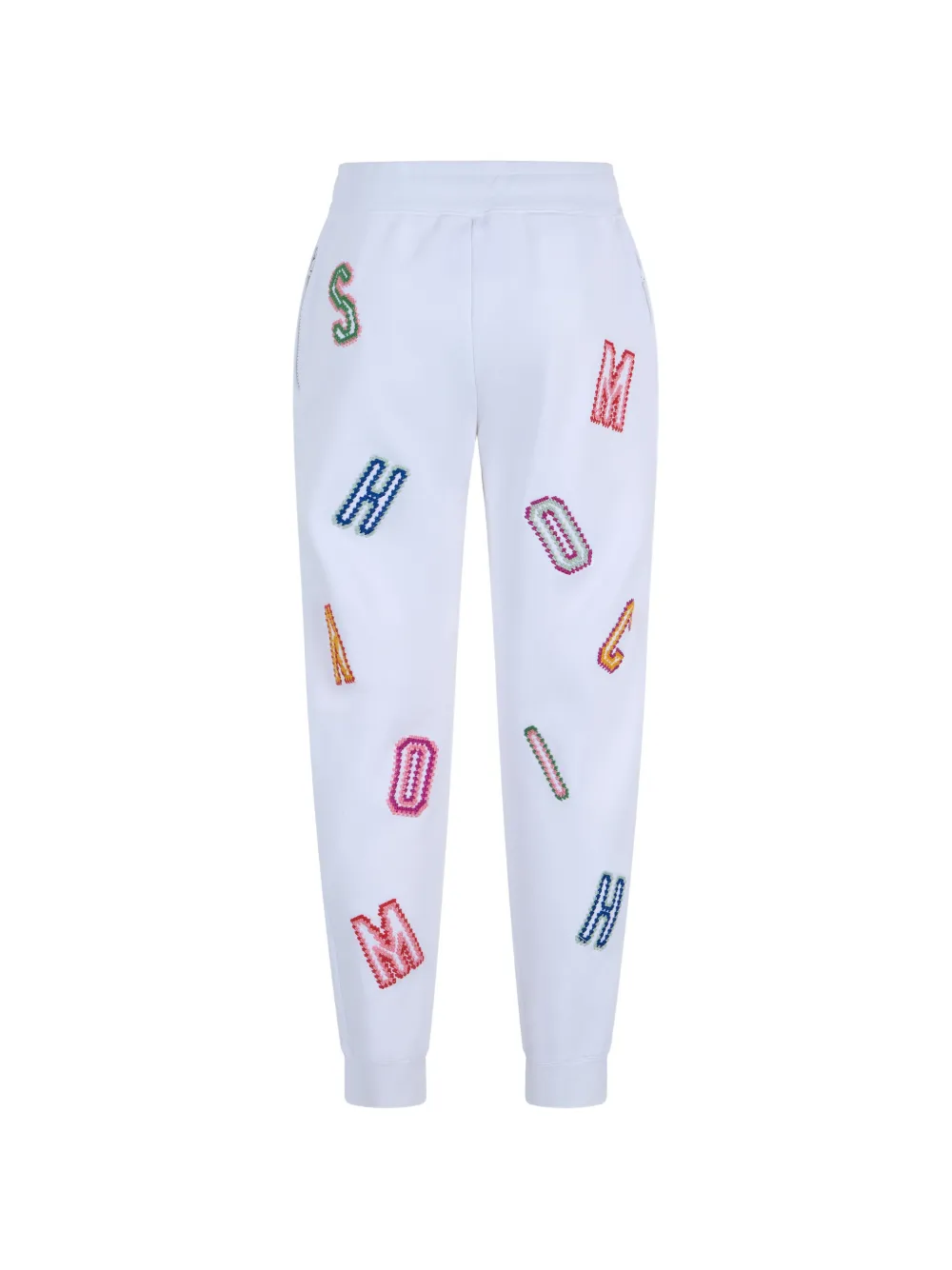 Moschino Trainingsbroek met geborduurd logo Wit